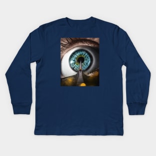 All seeing Kids Long Sleeve T-Shirt